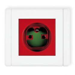 Gniazdo pojedyncze 2P+Z DATA z kluczem