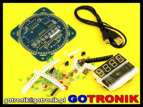 Zegar elektroniczny LED EC1204b