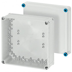 Obudowa plastikowa skrzynka hermetyczna, drzwi nieprzezroczyste poliwęglan 300x300x170mm IP66 HENSEL