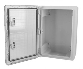 Obudowa transparentna hermetyczna skrzynka elektryczna ABS 250x350x150 IP65 4/M/0010462535150144
