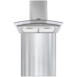 Baridi DH208 Curved Glass Cooker Hood Carbon Filter Splashback 60cm Stainless