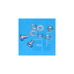 Śrubka M3x10mm (+) OC. WALCOWA + NAKRĘTKA + PODKŁADKI - 10KPL