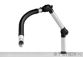 RAMIĘ ELASTYCZNE FLEX 900mm, SYSTEM 50, 2 ŁĄCZENIA, STÓŁ, CZARNE