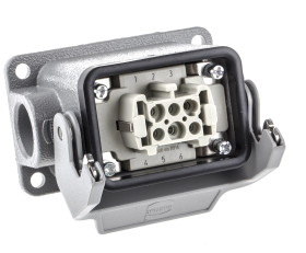 Wzmocnione złącze zasilania 6-pinowe HARTING 16A 500 V Żeński M20