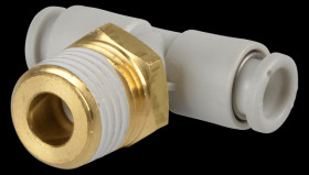 T-screw connection, R1/4 &lt;&gt; 2x Ø 6 mm