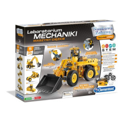 Zestaw konstrukcyjny Laboratorium Mechaniki - Maszyny ciężkie - Clementoni 60465