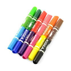 Kidea - mazaki kolorowe do Ozobot 6szt.