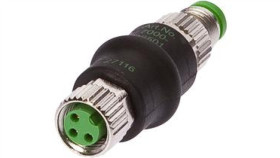 Złącze M8 Proste Żeńskie 3Pin M8 Proste Męskie 4Pin 24V -25-85 Stc Ip67 Vk000038
