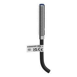 Indukcyjny czujnik zbliżeniowy M5 Indukcyjny 2,5 mm Telemecanique Sensors 12 → 24 V DC Gwintowany