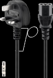 45754 Cold-device cord Great Britain, 1,5 m