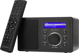 Renkforce RF-IR-MONO1 Radio internetowe Internet Bluetooth, AUX, WLAN, radio internetowe obsługa DLNA czarny