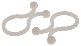 Spinka do kabli 13.4mm 33.8 x 1.9 x 15mm materiał: Nylon 66 Naturalny Szczypce obrotowe