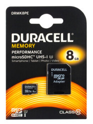 karta pamięci microSDHC Duracell 8GB class 10 UHS-I