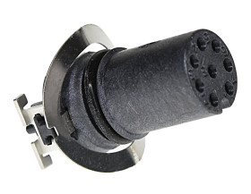 Złącze wielostykowe przemysłowe 4-pinowe M12, panelowe Gniazdo Amphenol Industrial