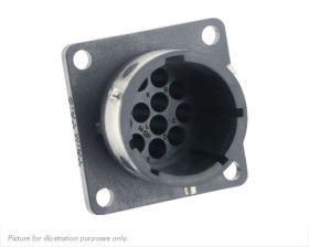 Złącze okrągłe 12-pinowe Męski Souriau Sunbank by Eaton Żeński Montaż na kołnierzu MIL-DTL-26482 rozmiar 14