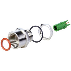 Metz Connect MMT361A115-0001 PCB Terminal Socket 4-Pin IP67 THR M12 Ethernet