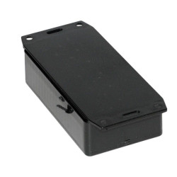 1591BF2BK Hammond Multipurpose Black FRABS Enclosure Flanged Base 112 x 62 x 31mm