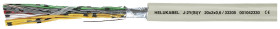 Kabel do transmisji danych Helukabel 33201-500, 8 x 0.6 mm², 500 m, szary