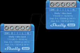 SHELLY_1_MINI_GEN4_2ER Shelly 1 Mini Gen4, pack of 2