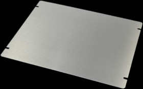 Base plate, aluminum, (L x W x H) 254 x 203 x 1 mm, natural, for series 1444, 1434-108