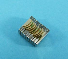 MAGNES PROSTOKĄTNY 10x5x1mm Z KLEJEM