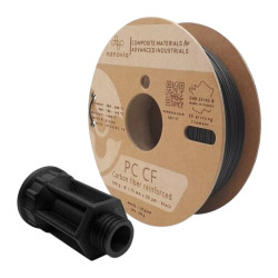 Filament do drukarki 3D PC CF Ø 2.85mm 2kg Czarny NANOVIA