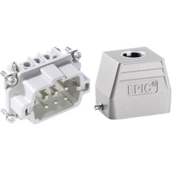 LAPP EPIC&#xAE; KIT H-BE 6 SS TG M20 6P M Metal Straight Entry Housing