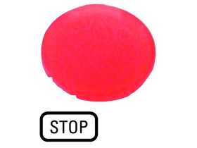 Soczewka przycisku płaska czerwona z opisem M22-XDL-R-GB0 218326 EATON