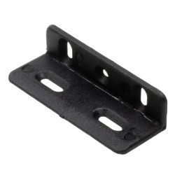 Black Plastic Angled Bracket (pack of 10)