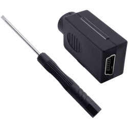 Quadrios 2001C207 Mini-USB 2.0 Socket Set Type B Straight 1 pc