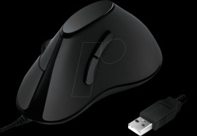 ID0158 Wired Mouse, USB, vertical, black