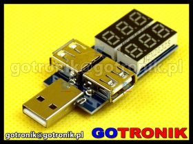 Miernik napięcia i prądu z portu USB