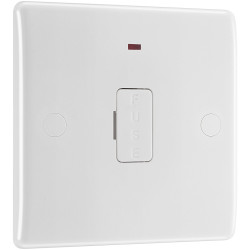BG 856 White Nexus Moulded Unswitched 13A Fused Connection Unit -Power Indicator