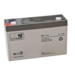 Akumulator AGM 6V/12Ah MW 12-6 MWpower 207179