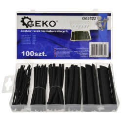 Zestaw rur termokrczliwych 100 rurek 100szt