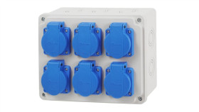 Rozdzielnica Skrzynka Budowlana Jednofazowa 6X230v Rsbo.006