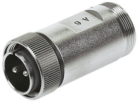 Złącze wielostykowe przemysłowe 4-pinowe Miniaturowe Montaż na kablu Wtyczka Hirose