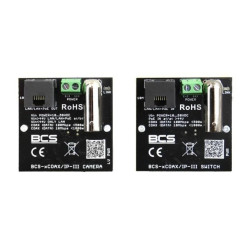 Zestaw aktywnych konwerterów Ethernet i PoE (kabel koncentryczny) BCS-XCOAX/IP-III