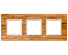 DANTE Ramka potrójna drewno LIGHT OAK 4522383