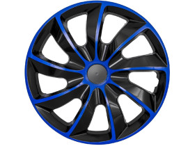 Kołpak 16" QUAD Bicolor niebiesko-czarny 4szt