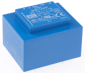 Transformator do druku 15V ac 230V ac 1 wyjście wyjścia THT 10VA