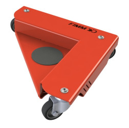 Wózek do skrzynek, składany: Nie, Stal, obc.: 400kg, szer.: 320mm, dł.: 455mm, wys.: 75mm