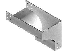 Kolanko redukcyjne KRPZP600H100 prawe grubość blachy 1,5mm 314460 BAKS