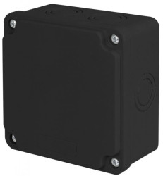 Puszka instalacyjna n/t ABS 380x280x90 czarna IP65 CZPI.380X280X90