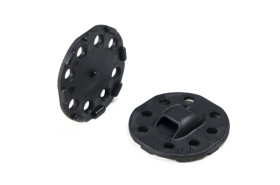 Uchwyt opaski kablowej do opasek 4.7mm długość 22.6mm szerokość 22,6 mm HellermannTyton Czarny