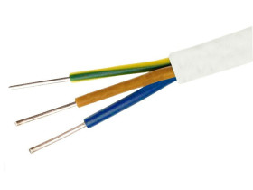 100m Przewód 3x1,5 mm2 YDY okrągły 450/750V kabel 9239 0000002285