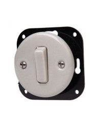 CERAMICZNY PRZYCISK DZWONKOWY PODTYNKOW KLAWISZOWY SZARY BEZ RAMKI 2PD01AG KLBR