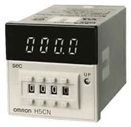 Timer Relay Szyna DIN, montaż panelowy, montaż powierzchniowy 100 → 240V ac 1-stykowy Omron SPDT 1s H5CN
