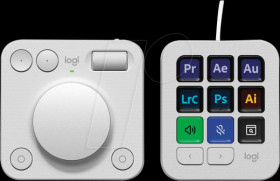 920-012932 MX Creative Console productivity tool, light grey