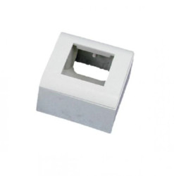 Puszka + support (metalowy) + ramka 45x45 (komplet 1M) ALANTEC OS009